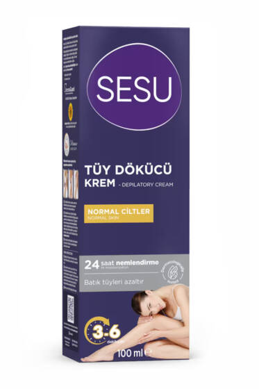 Sesu Tüy Dökücü Krem Normal Ciltler 100 ml - Tüy Dökücü