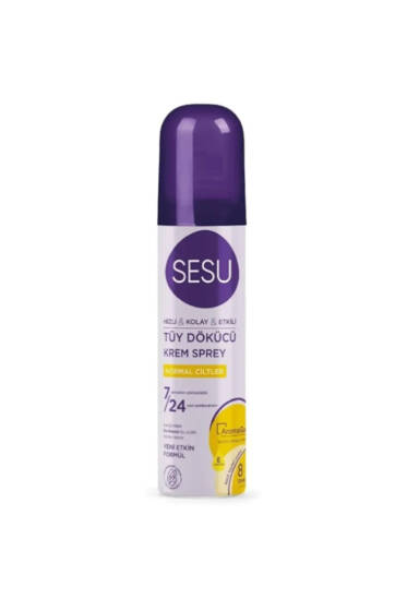 Sesu Tüy Dökücü Krem Sprey Normal Ciltler 150 ml - Tüy Dökücü