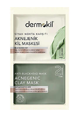 Siyah Nokta Karşıtı Akjenik Kil Maske 2 x 7.5 ml - NEW WELL