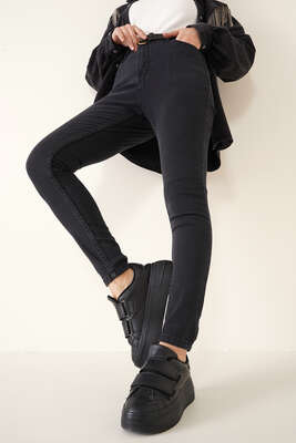 Skinny Jean Likralı Pantolon Siyah 