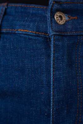 Skinny Jean Pantolon Orta Mavi - Kot Pantolon