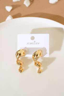 Spiral Küpe Gold 