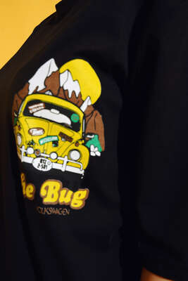 The Bug Araba Baskılı Tshirt Siyah - Baskılı T-shirt
