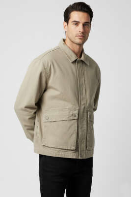 Torba Cep Gabardin Erkek Ceket Kül - 2512