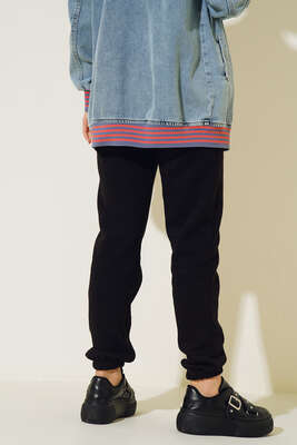 Üç İplik Jogger Pantolon Siyah - Pantolon
