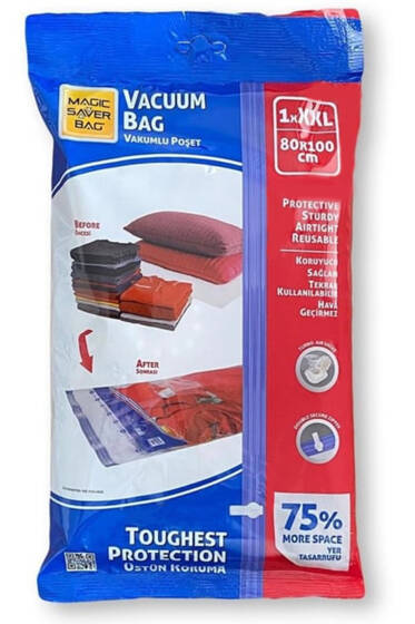 Vakumlu Hurç XXL Şeffaf - Yılın Fırsatı