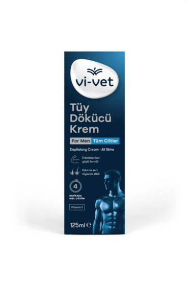 Vi-Vet Erkek Tüy Dökücü Krem 125 ml - Tüy Dökücü